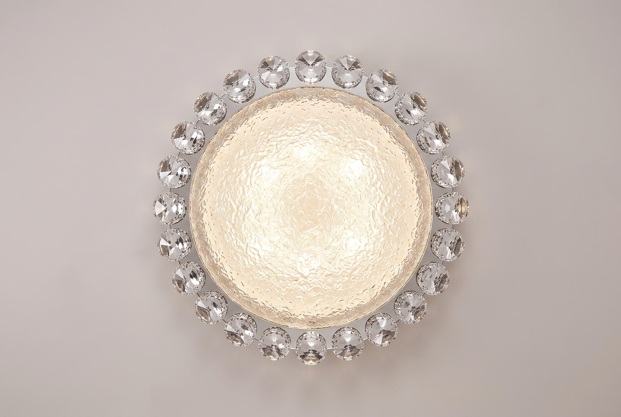 The Halo Ceiling Light, straight on