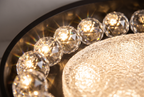 The Halo Ceiling Light, crystal detail