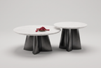 The Cairn Nesting Tables, white variant