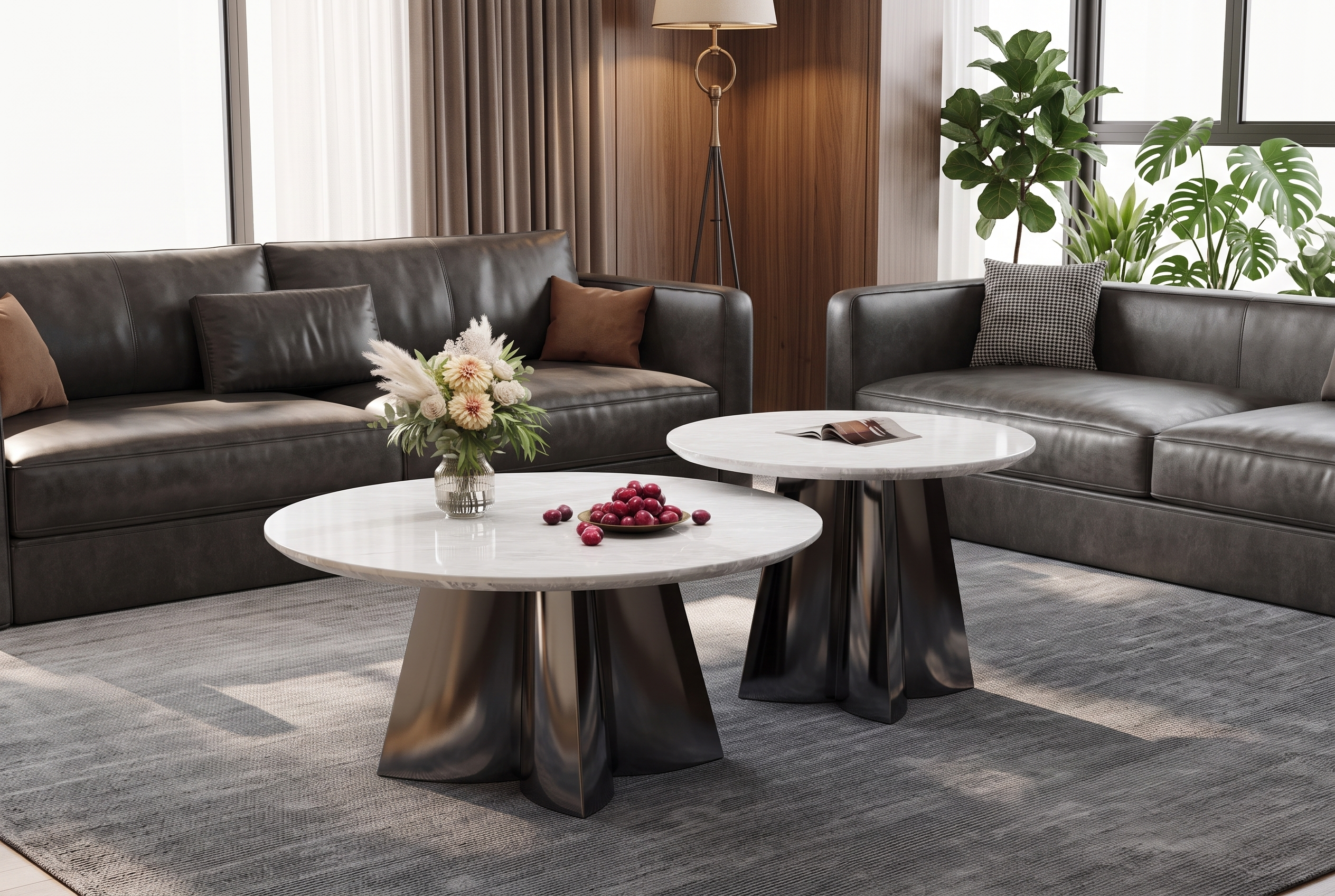 The Cairn Nesting Tables, lifestyle