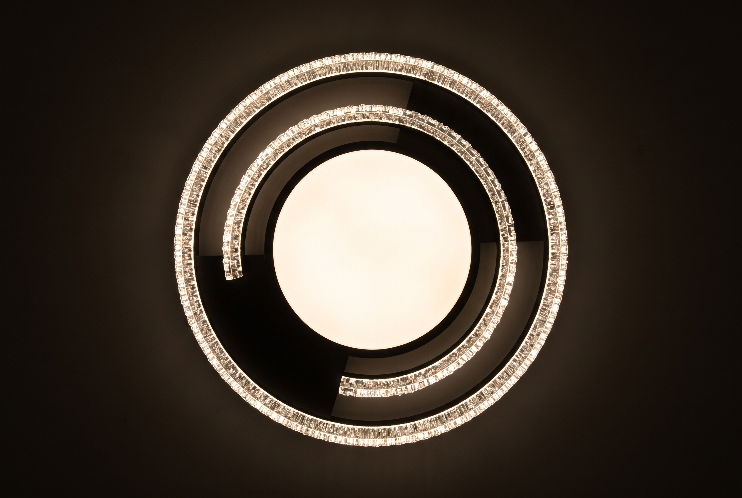 The Solstice Ceiling Light, glow from below
