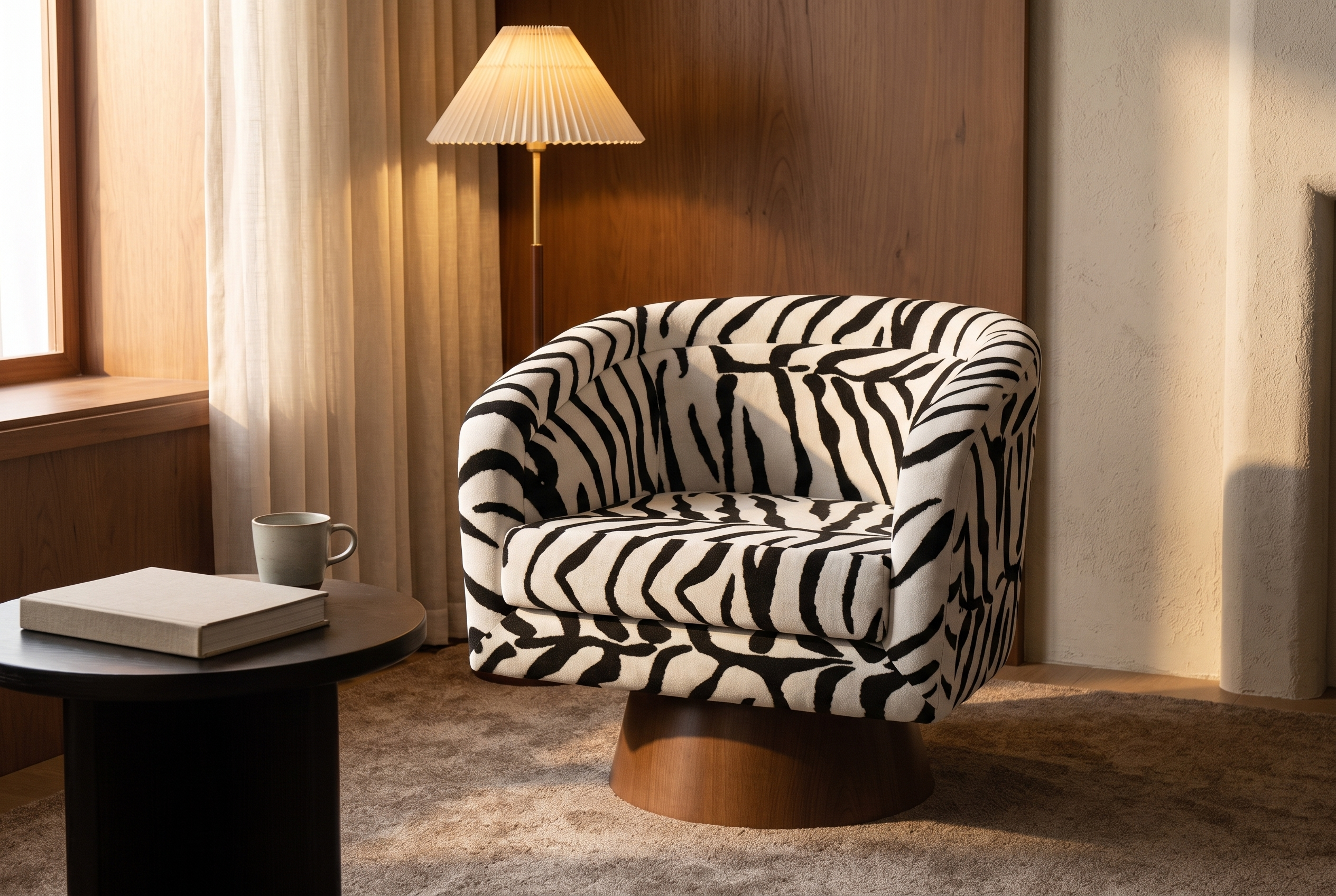 The Bengal Swivel Chair, life