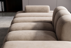 The Dune Chaise, ribbed detail