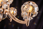 The Boreal Chandelier, crystal detail