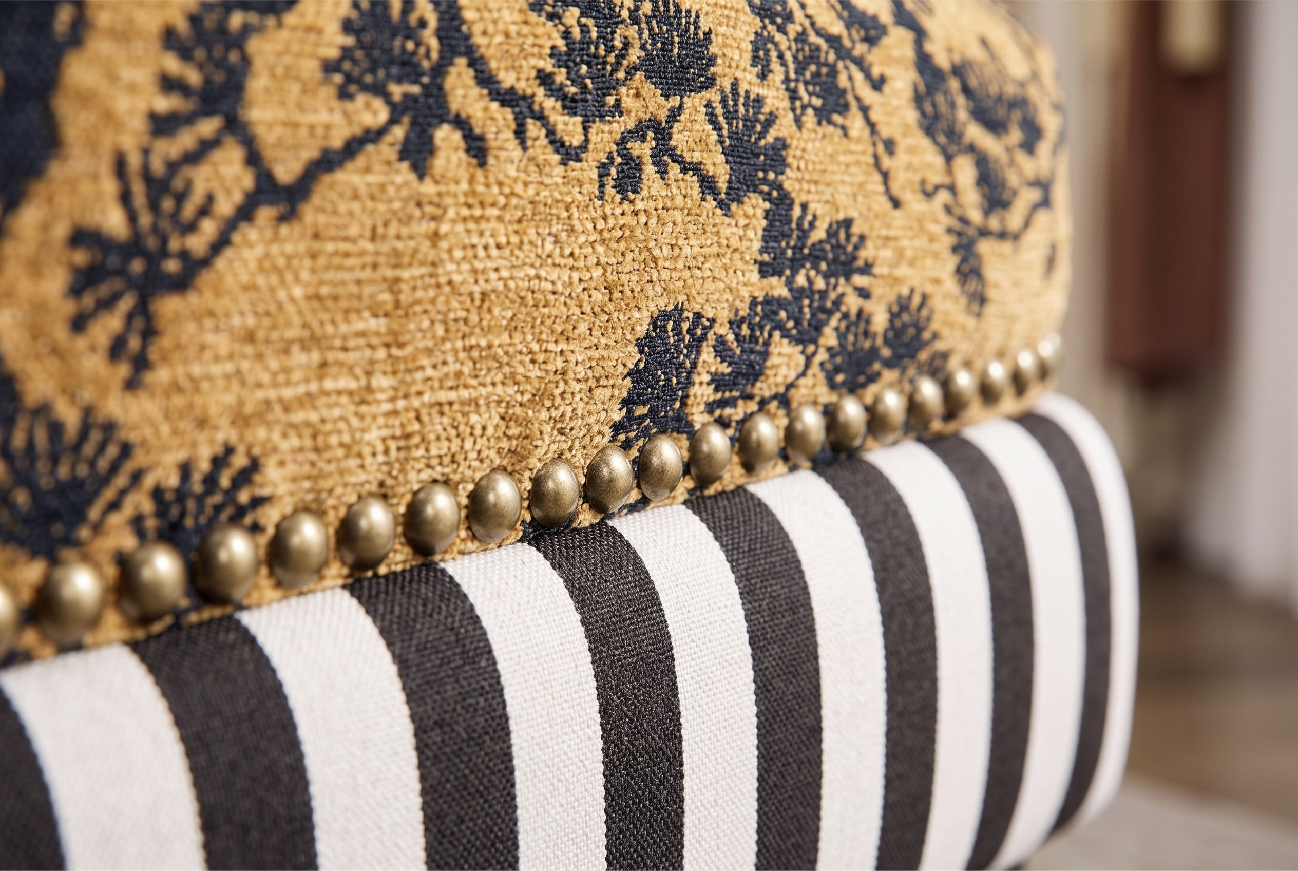 The Bower Lounge Chair, trim detail