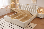 The Souffle Bed, lift up storage