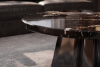 The Cairn Nesting Tables, top edge detail