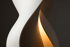 The Volute Floor Lamp, waist detail
