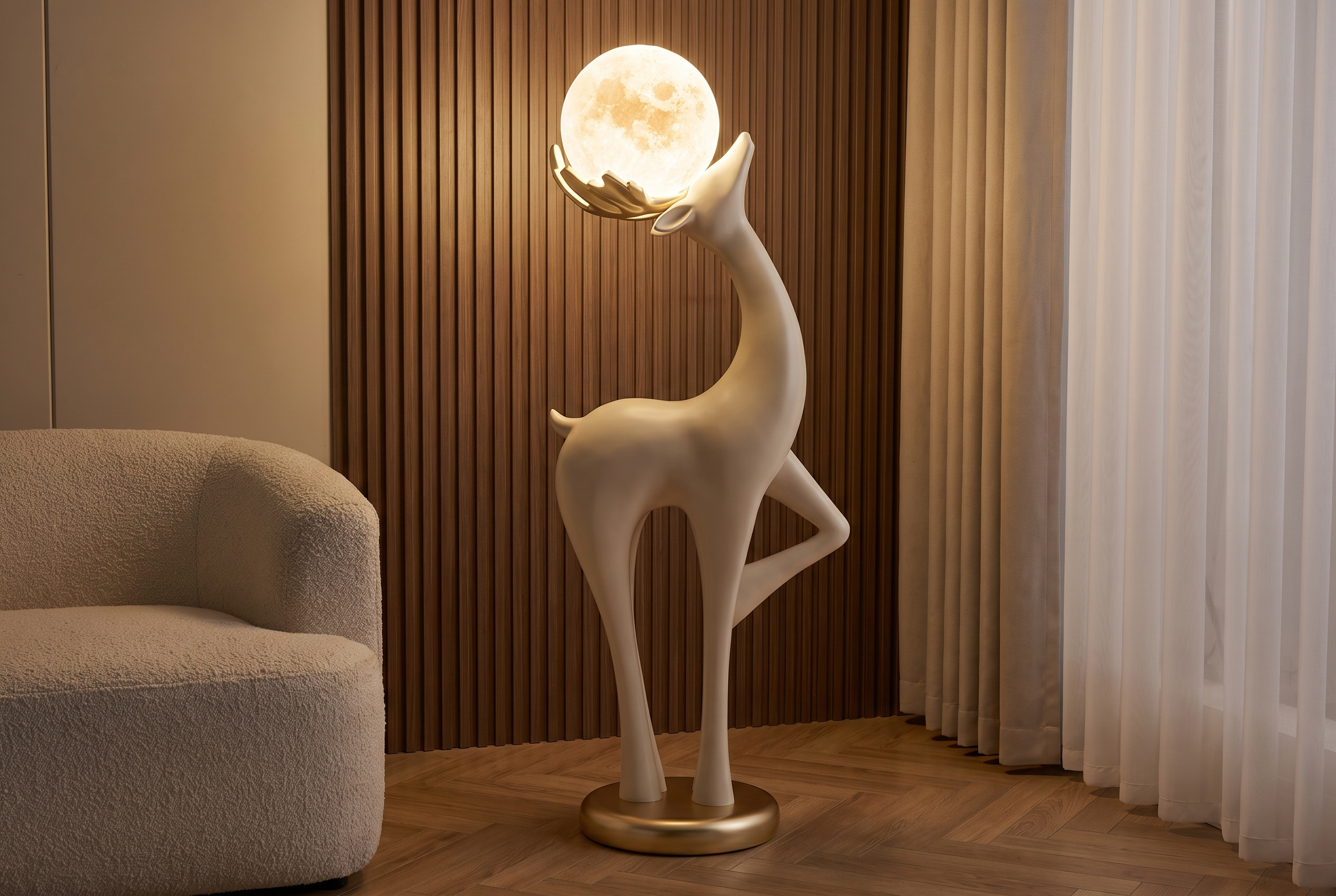 The Moonrise Stag, hero livingroom