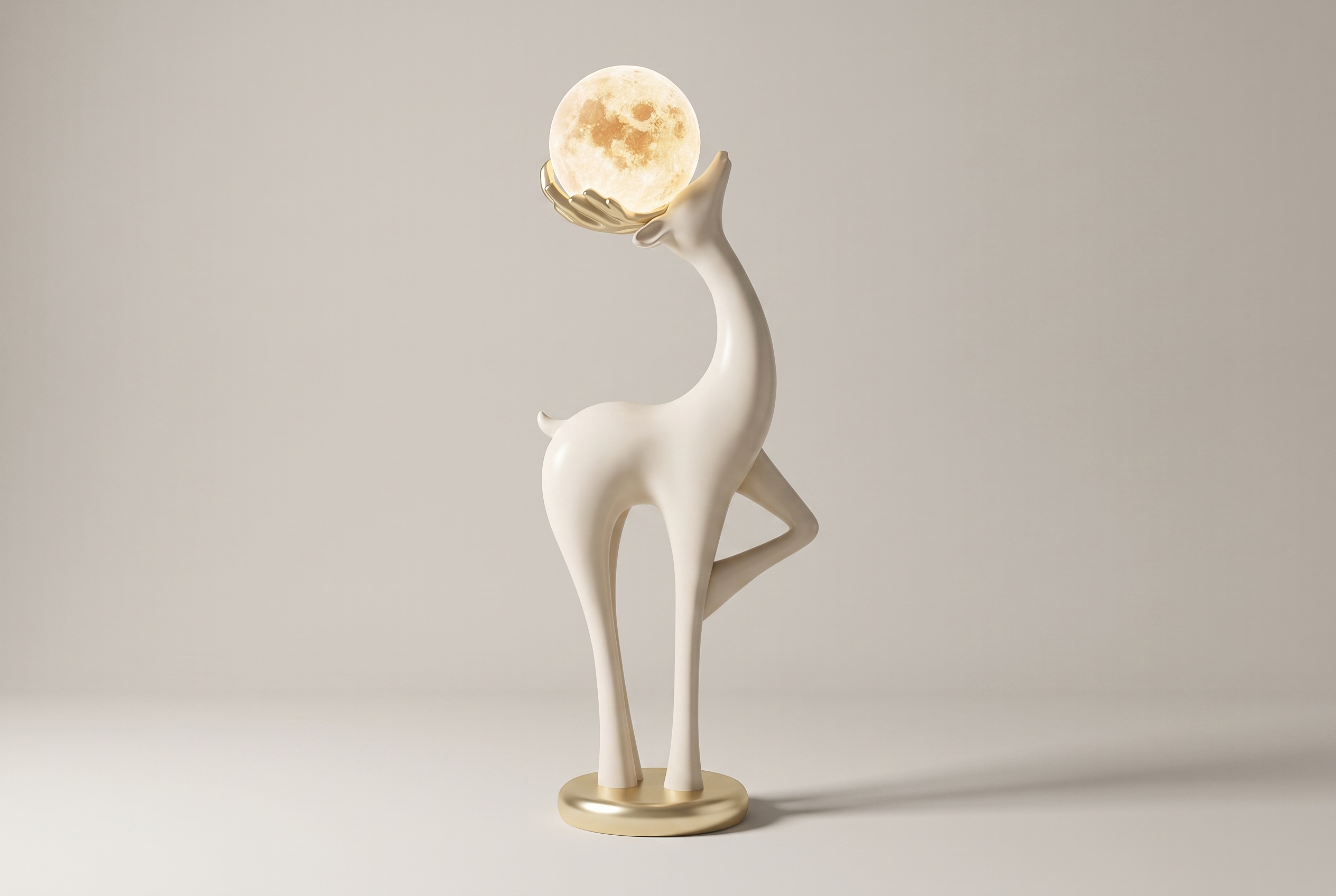 The Moonrise Stag, studio full