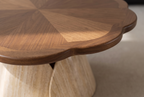 The Peony Coffee Table, edge and parquet detail