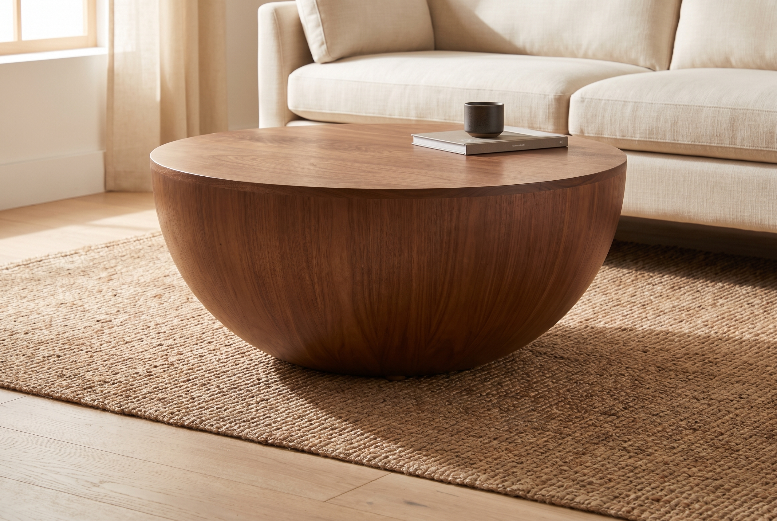 The Vessel Round Coffee Table, hero livingroom