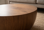 The Vessel Round Coffee Table, edge detail