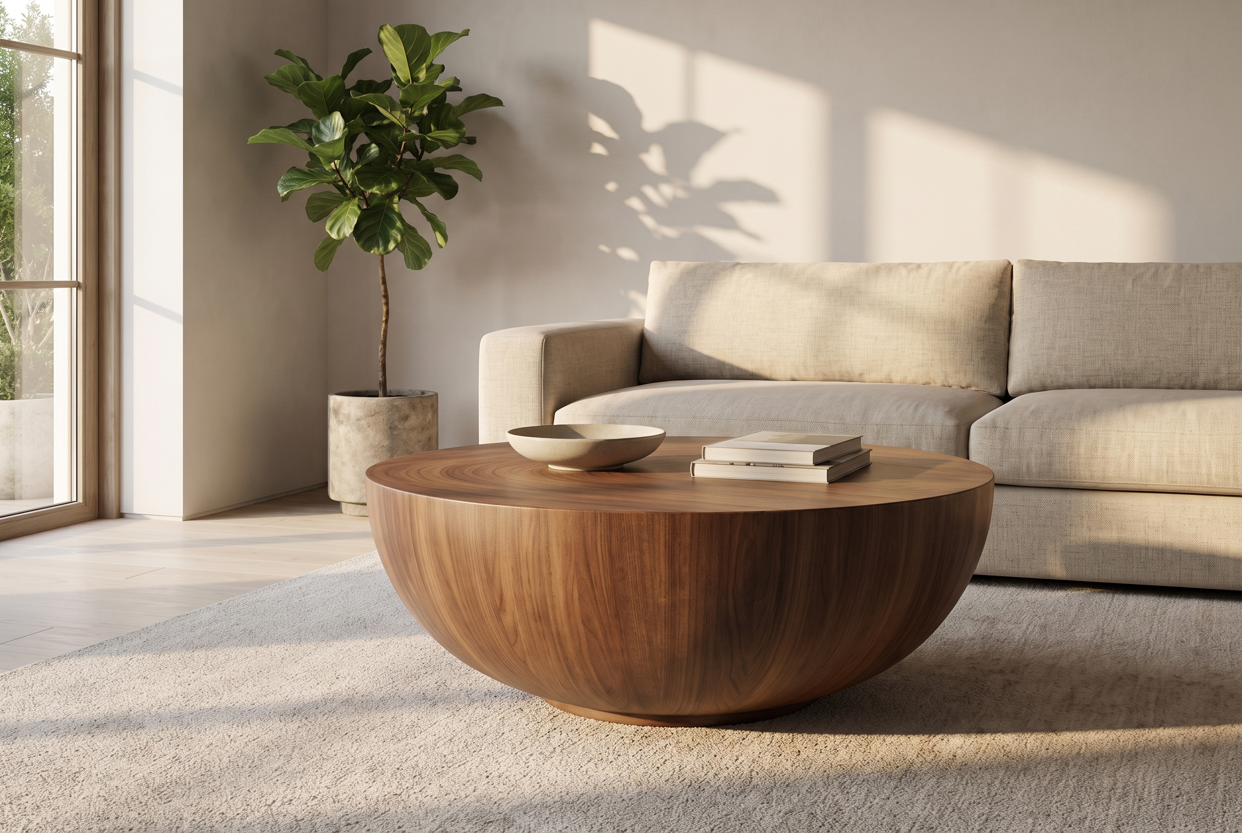 The Vessel Round Coffee Table, lifestyle room
