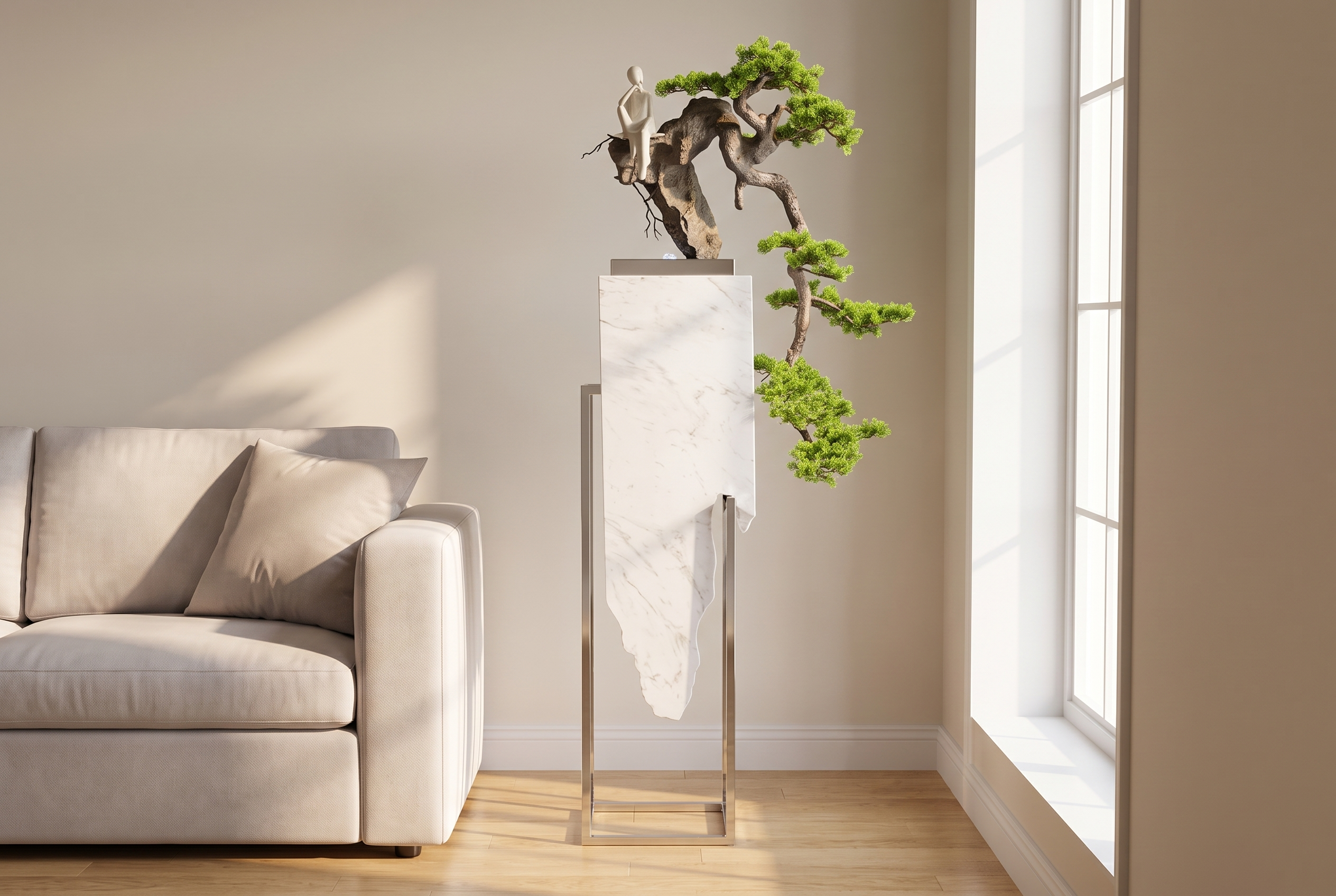 The Rivulet Fountain, lifestyle scale