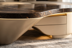 The Confluence Coffee Table, waist detail