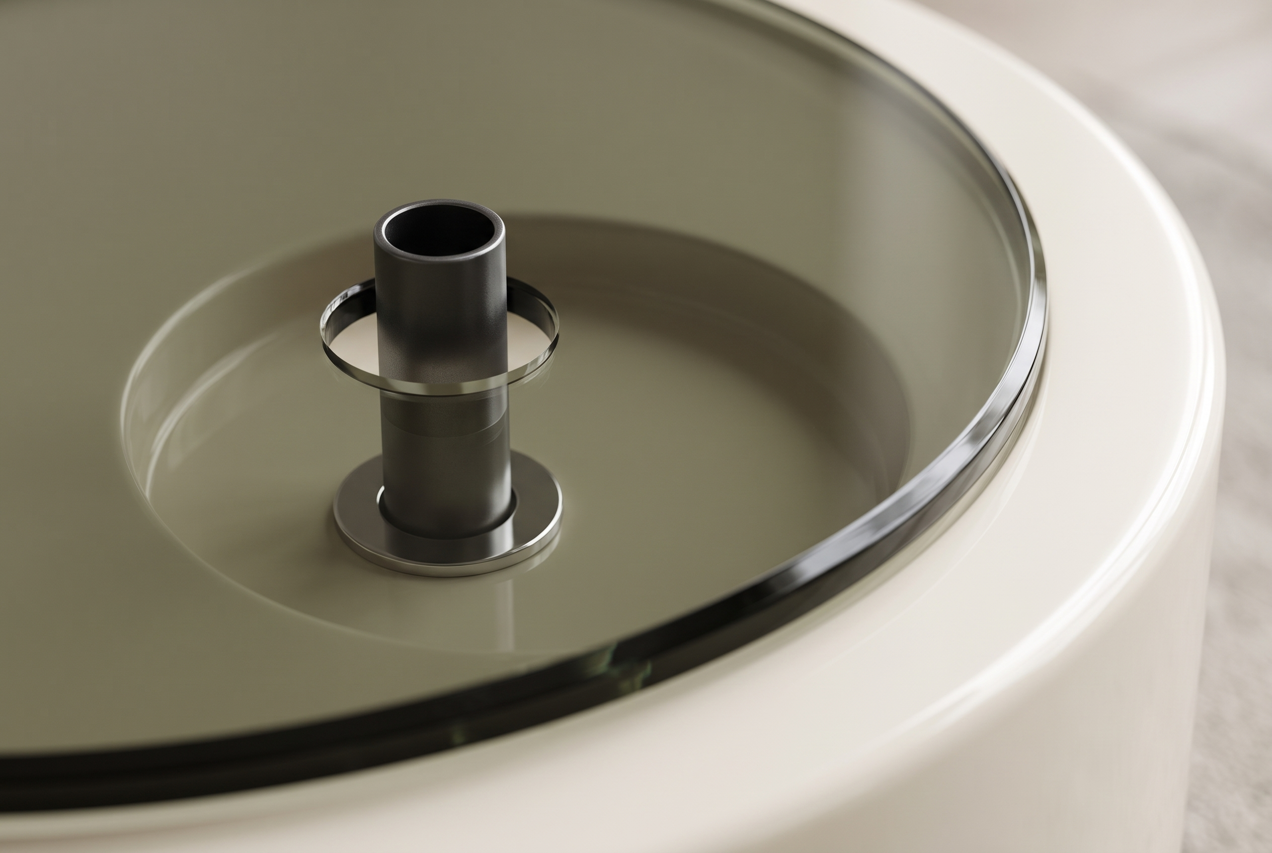 The Astrolabe Coffee Table, pivot detail