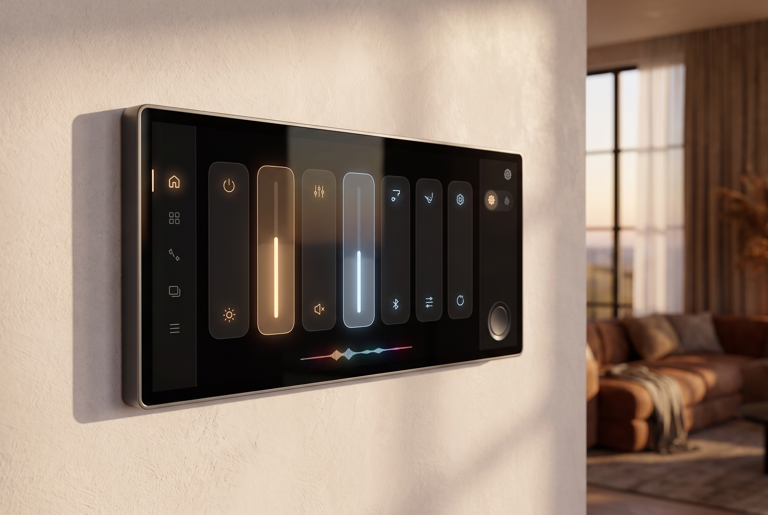 The Marquee Control Panel, hero livingroom