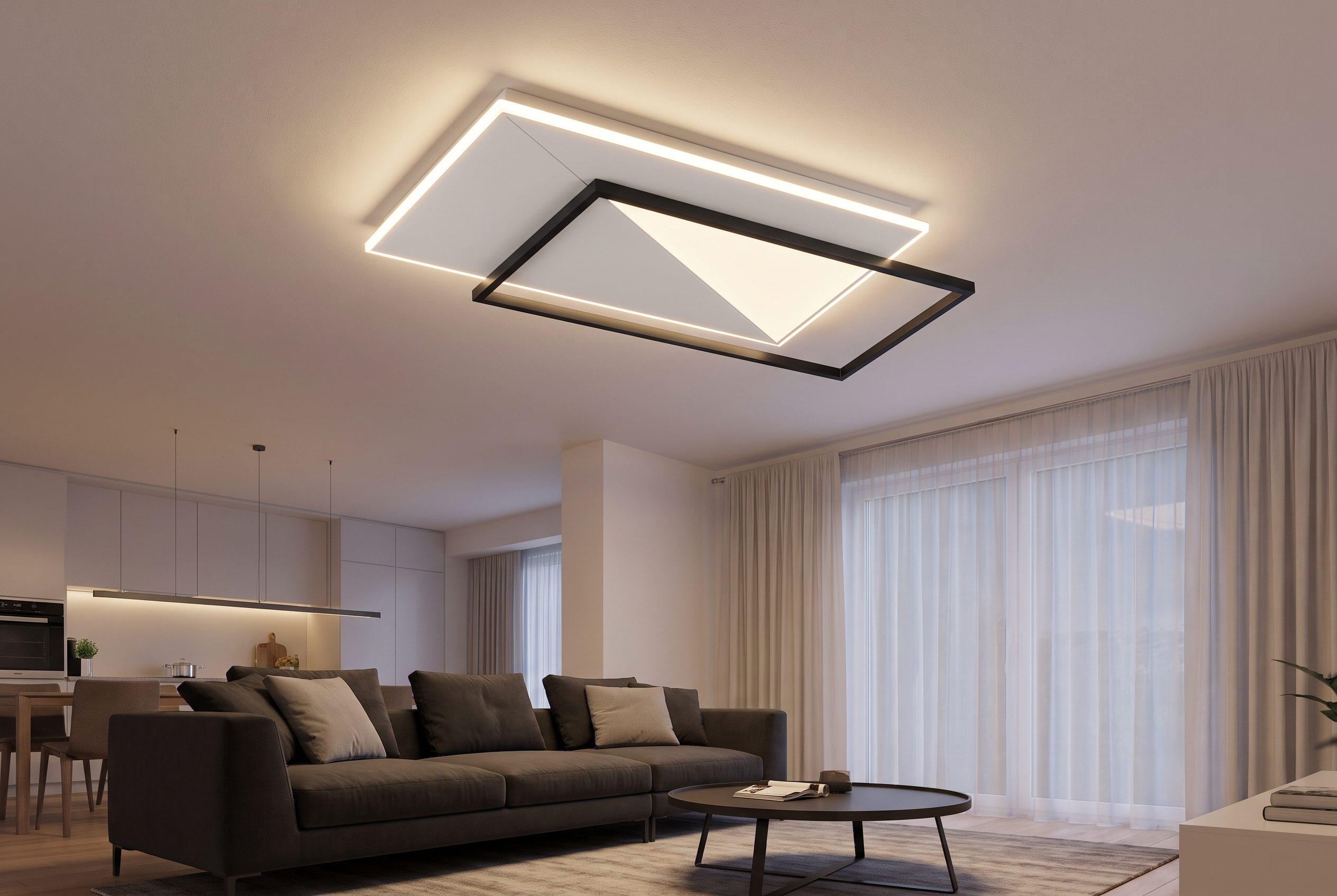 The Slipframe Ceiling Light, lifestyle