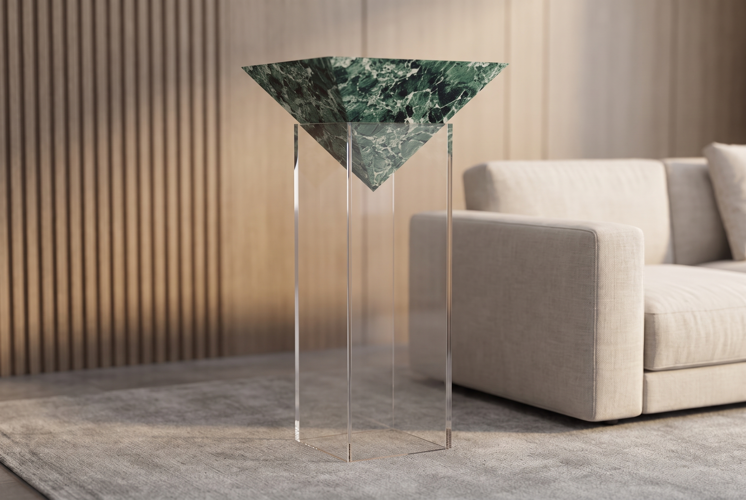The Inversion Pedestal, hero livingroom