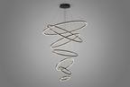 The Zenith Chandelier, studio full black