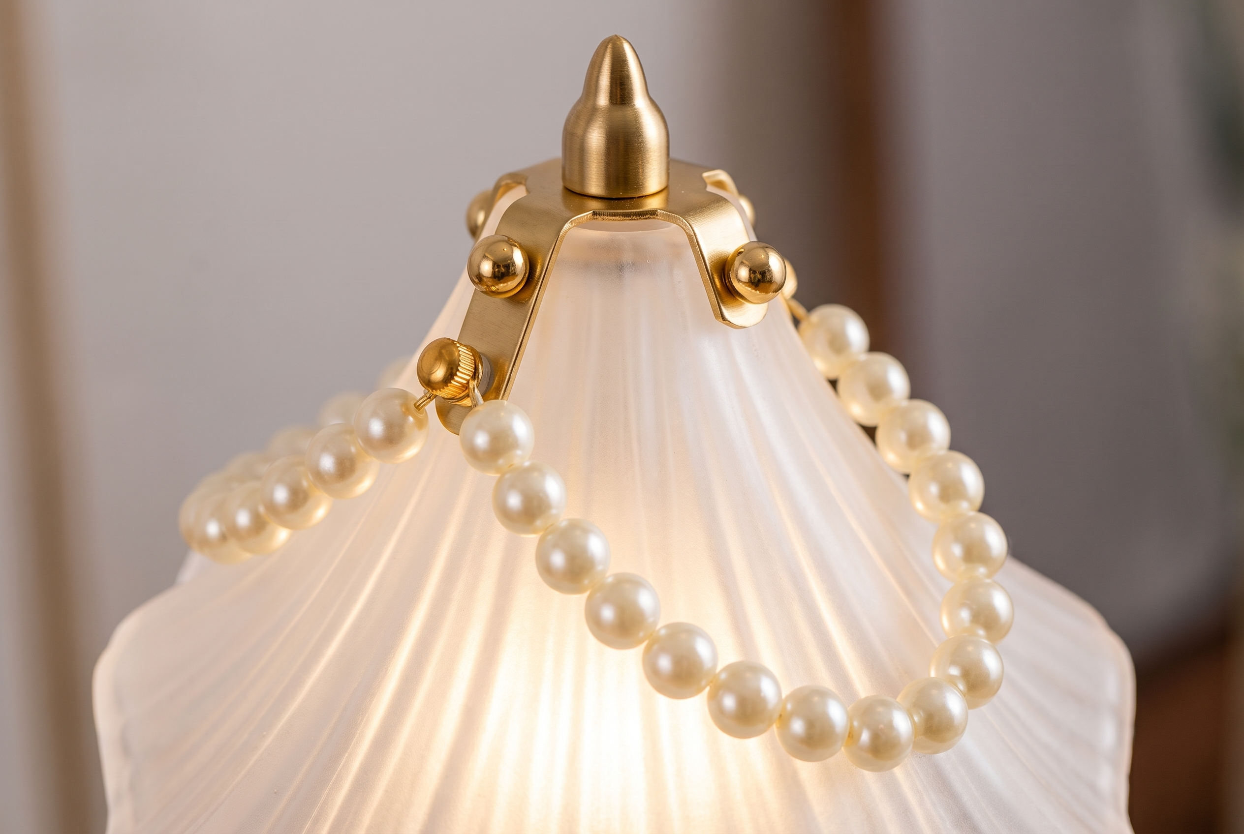 The Ondine Table Lamp, apex detail