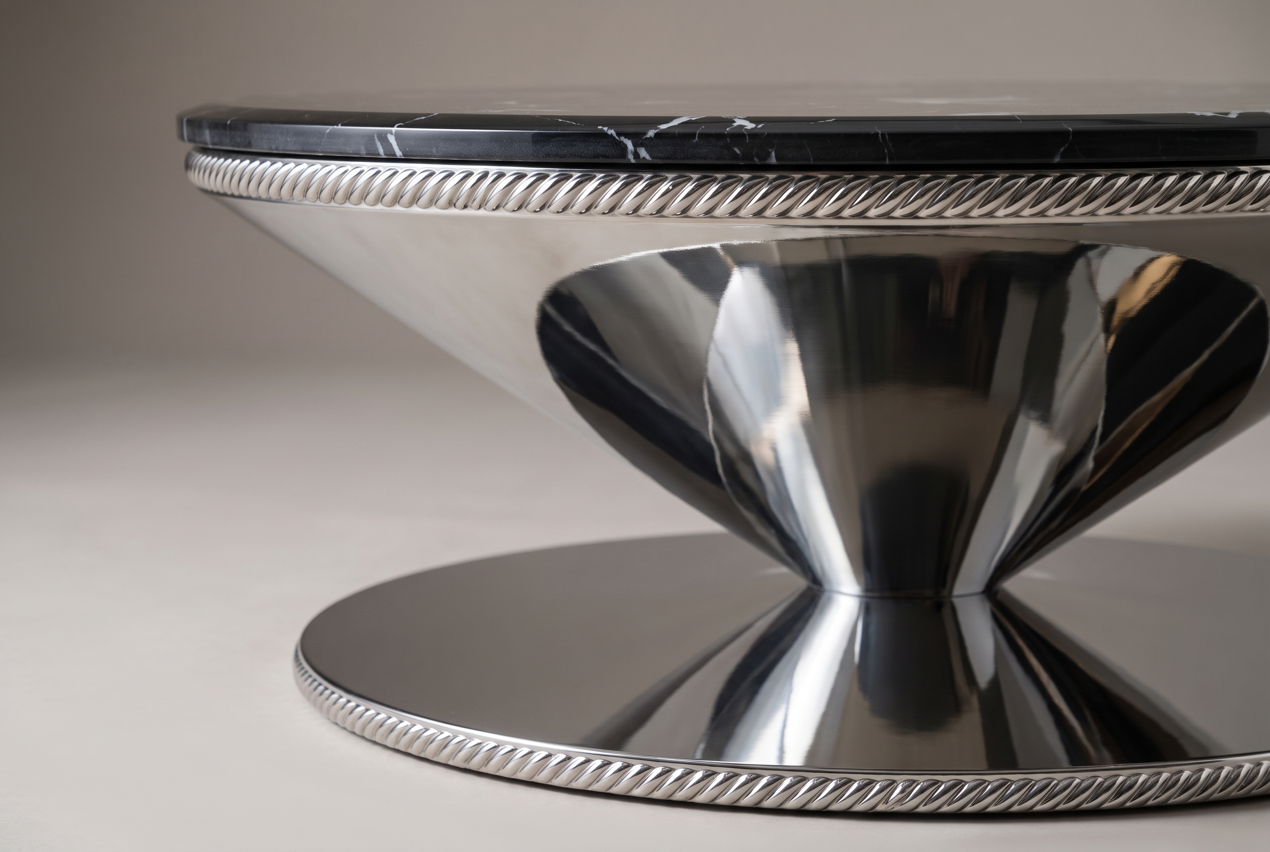 The Saturn Coffee Table, base detail